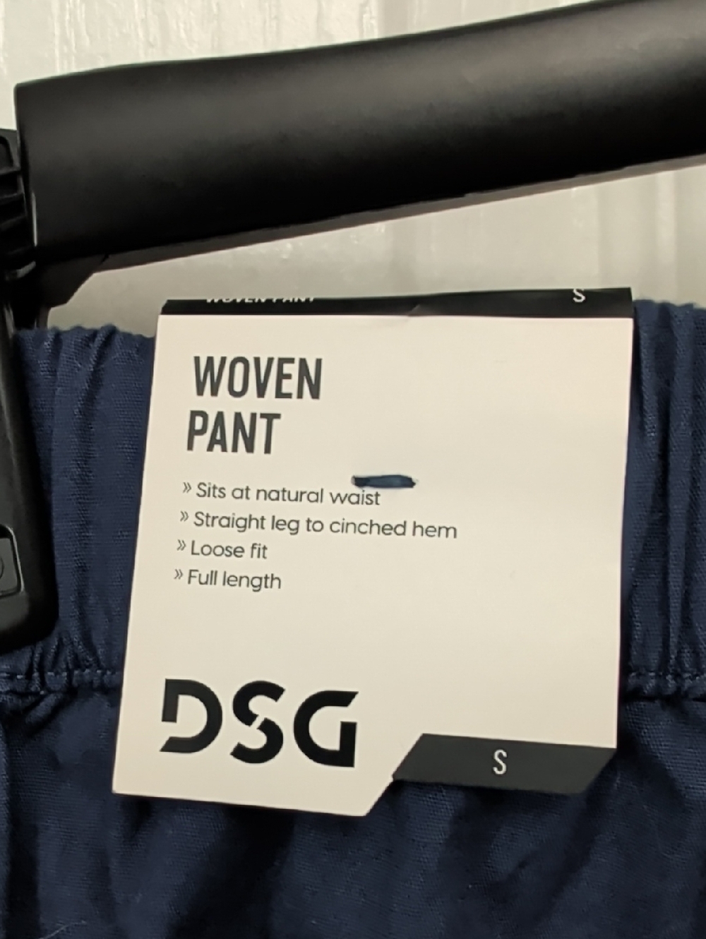 DSG Women's Woven Cargo Pants Navy Blue Size Small NWT Athletic Utility Jogger - Picture 3 of 5